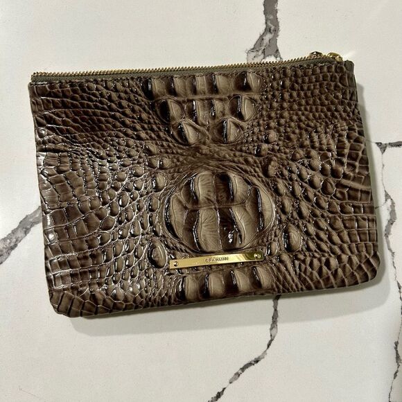 Brahmin Double Zip Melbourne Clutch - Picture 1 of 9